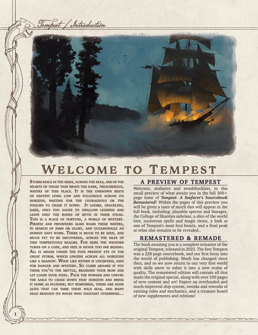 Tempest: A Seafarer&